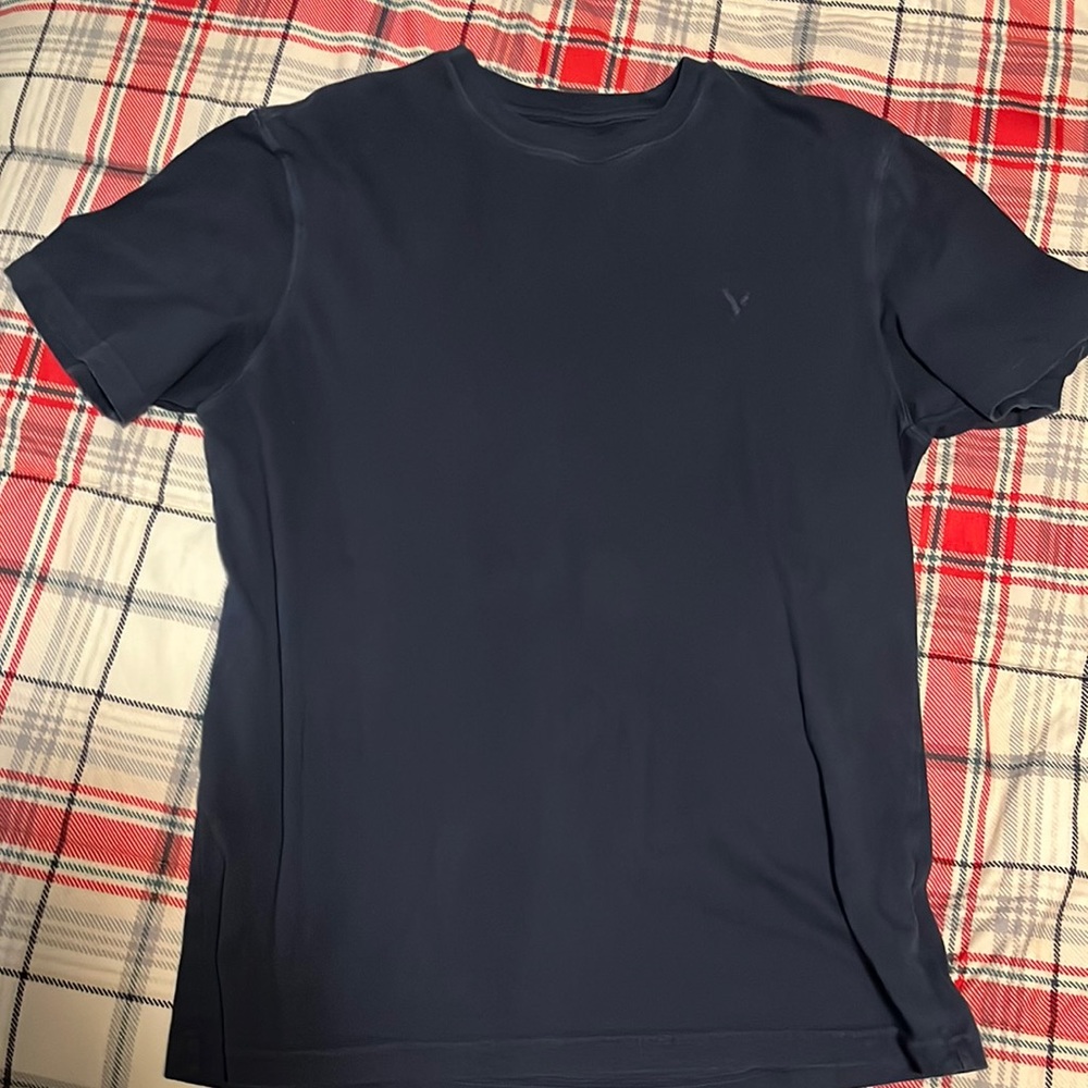 Blue American Eagle short sleeve shirt